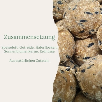 Orni Meisenknödel mit Sonnenblumenkerne im Eimer 2,5kg