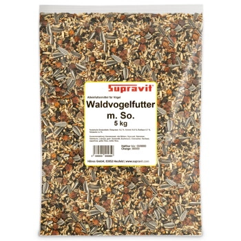 Supravit Waldvogelfutter mit Sonnenblumenkernen 5 kg