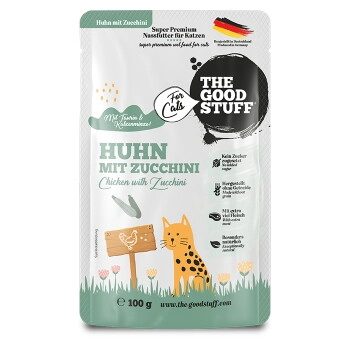 The Goodstuff Huhn mit Zucchini - Pouch, 12 x 100g