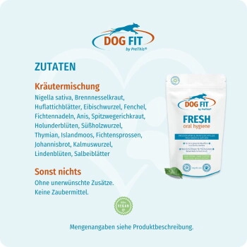 DOG FIT by PreThis ® FRESH oral hygiene » Frischer Atem & Maulhygiene » Hunde
