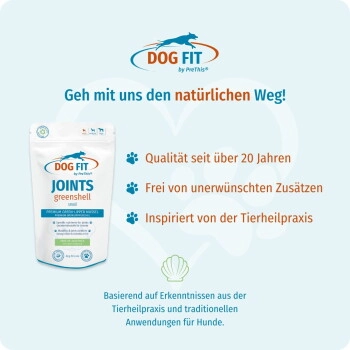 DOG FIT by PreThis ® JOINTS greenshell » Grünlippmuschel für Hunde S