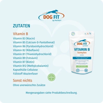 DOG FIT by PreThis ® VITAMIN B Komplex (60 Kapseln = 20,5 g) M
