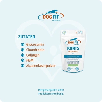 DOG FIT by PreThis ® JOINTS elements » Hunde » Glucosamin, Collagen, Chondroitin, MSM S
