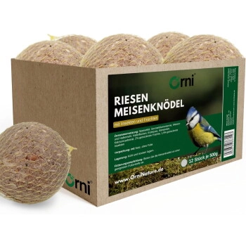 Orni Ganzjahres Riesenmeisenknödel 500g, mit Netz o. Folie 12 Stück