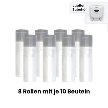 AstroPet Katzentoilettenbeutel für Jupiter und Venus Series Katzenklo Kratzfest für Haustier Katze Hunde Hundekot Katzenstreu 8 Rollen*10 (80 Stück)