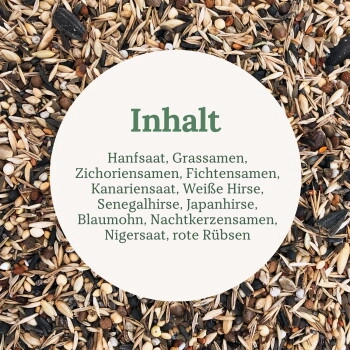 Orni Stieglitz Super I schmackhaftes Wildvogelfutter für Stieglitze I natürliches Stieglitz Futter mit wertvoller Saatenmischung aus Glanz, Negersaat UVM. I Vogelfutter Wildvögel Ganzjährig… 5 kg