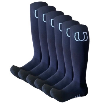 Hufeisenliebe Reitsocken verstärkter Fuß S - INT