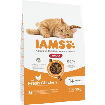IAMS Advanced Nutrition Trockenfutter Katze, Adult ab 1 Jahr, Indoor, Huhn 10 kg