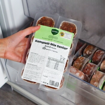 BARFER'S Würfel: Komplett-Mix Senior Rind & Huhn 8x400 g