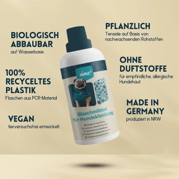 nimo Waschmittel für Hundebekleidung 5 l