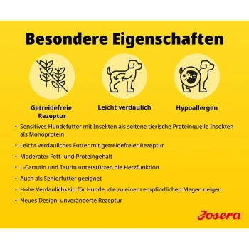 Josera Trockenfutter Hund, Adult, Hypoallergenic, 12,5 kg