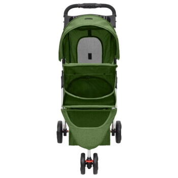 VidaXL Hundewagen 80x46x98cm (L x B x H) grün