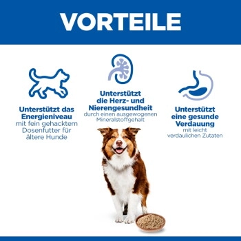 Hill's Science Plan Nassfutter Hund, Mature Adult 7+, mit Huhn 48x370 g