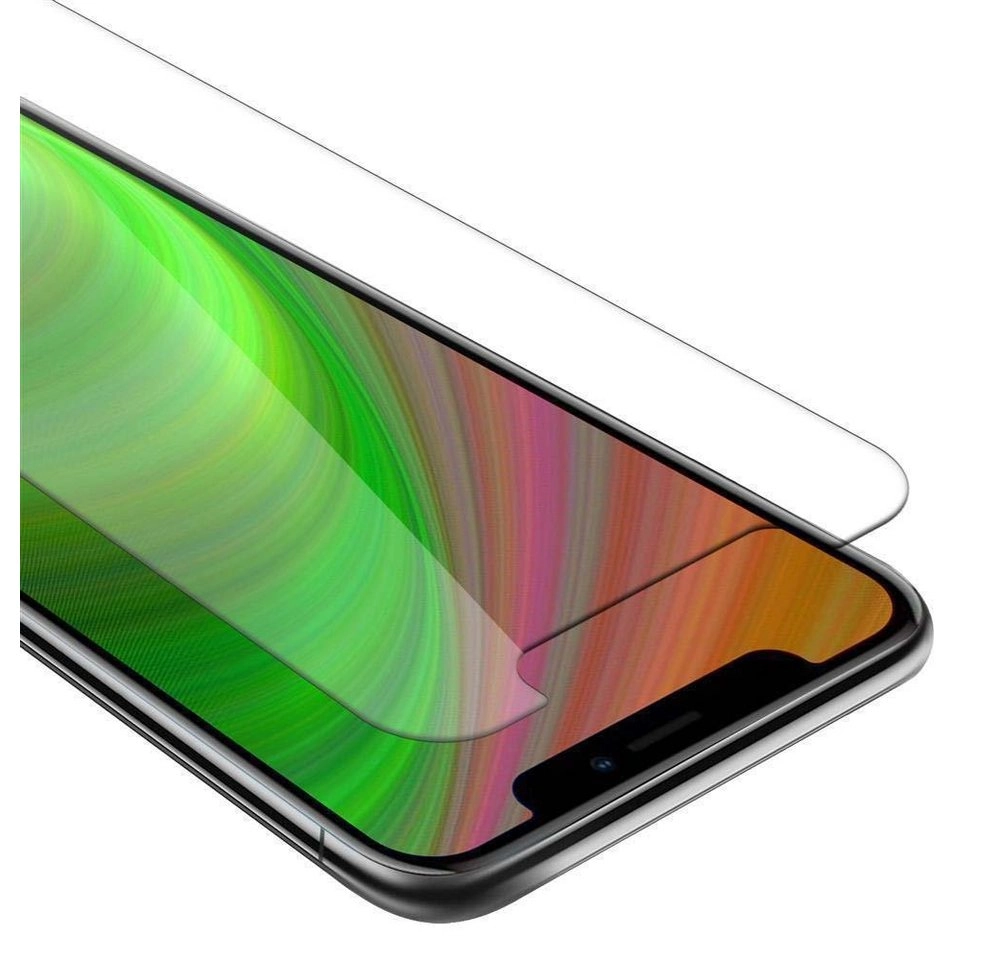 Cadorabo Panzer Folie für Apple iPhone XS MAX Schutzfolie in KRISTALL KLAR Gehärtetes (Tempered) Display-Schutzglas in 9H Härte mit 3D Touch Kompatibilität