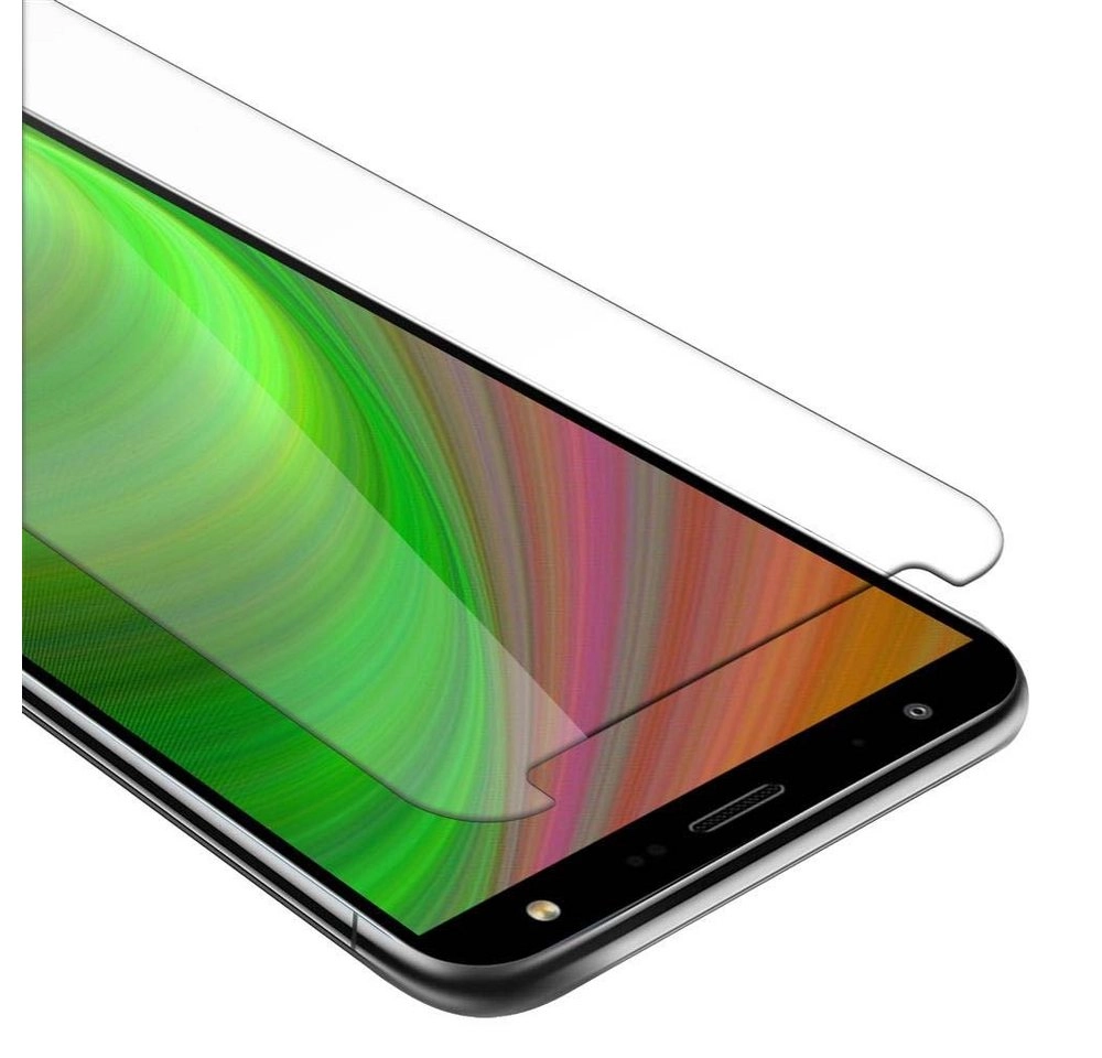 Cadorabo Panzer Folie für LG K40 Schutzfolie in KRISTALL KLAR Gehärtetes (Tempered) Display-Schutzglas in 9H Härte mit 3D Touch Kompatibilität