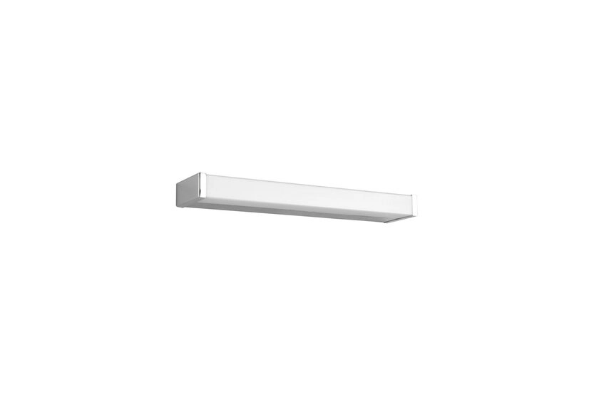 Fabio Wandleuchte silberfarben 283814206, B/H: 42,5/3,8 cm, Metall
