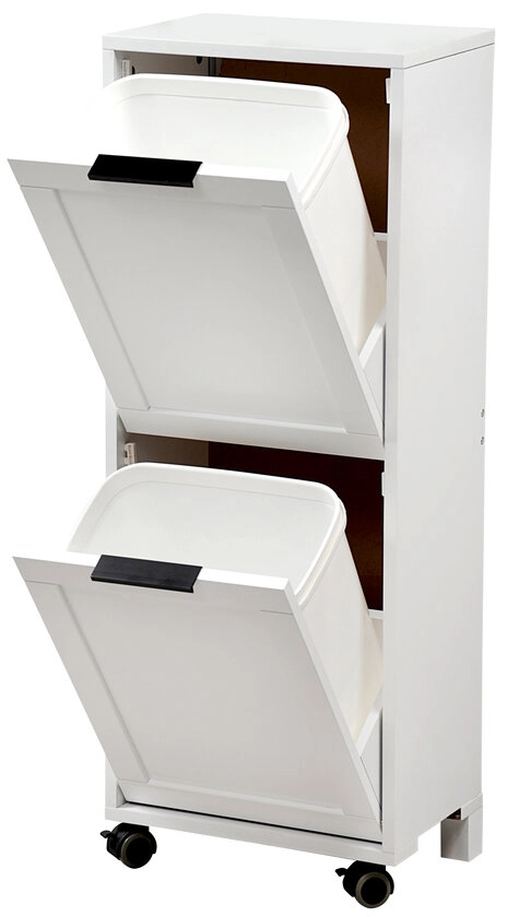 KESPER Universalschrank mit Trennsystem weiß 24 x 36 x 94 cm