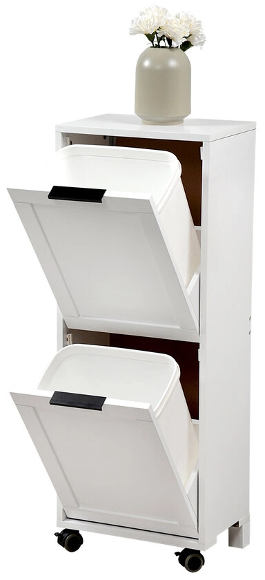 KESPER Universalschrank mit Trennsystem weiß 24 x 36 x 94 cm