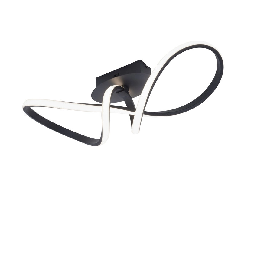 LED-Deckenleuchte Maria 61x27x24,5 cm schwarz