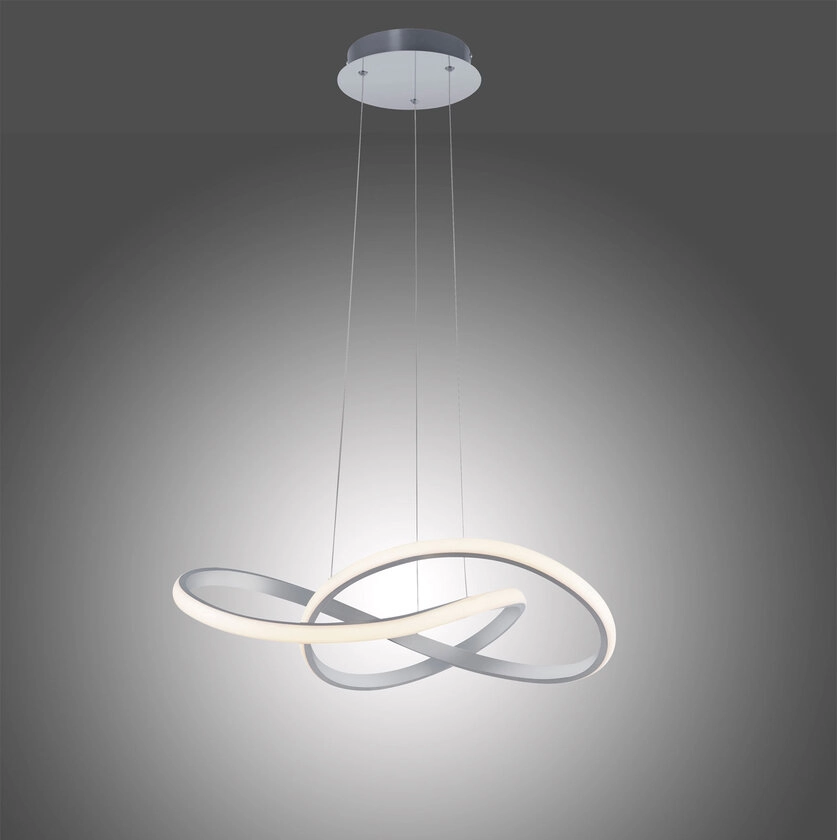 LED-Pendelleuchte Maria 57x120 cm Alu
