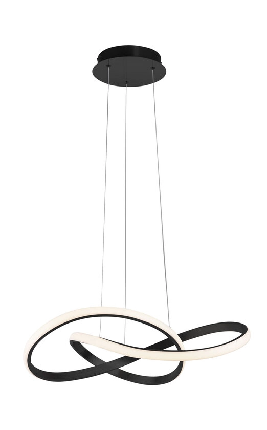 LED-Pendelleuchte Maria 57x120 cm schwarz