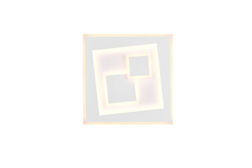 RL LED Wand/Deckenlampe Degas,weiß,35x35cm,5,5cm,Metall,quadradisch