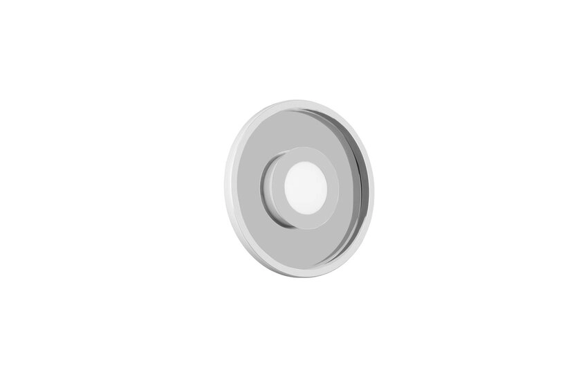 Trio LED Badlampe Decke Ascari chromfarbig,30cm,6,8cm,dimmbar,IP44,spritzwassergeschützt