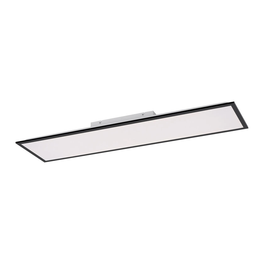 LED-Deckenleuchte Flat 119,5x29,5 cm schwarz