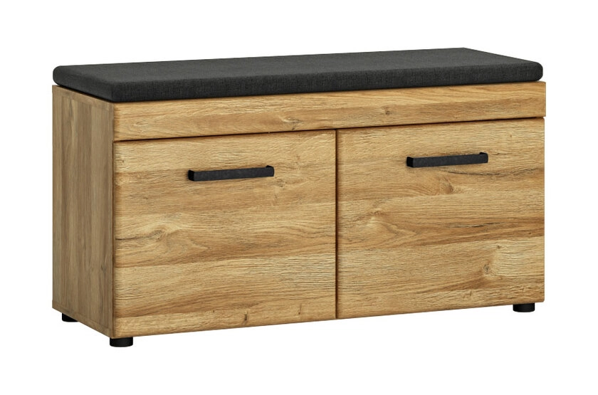 Garderobenbank Cortina 93x47x38 cm Eiche-Grandson-Dekor