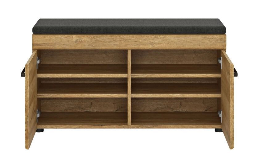 Garderobenbank Cortina 93x47x38 cm Eiche-Grandson-Dekor