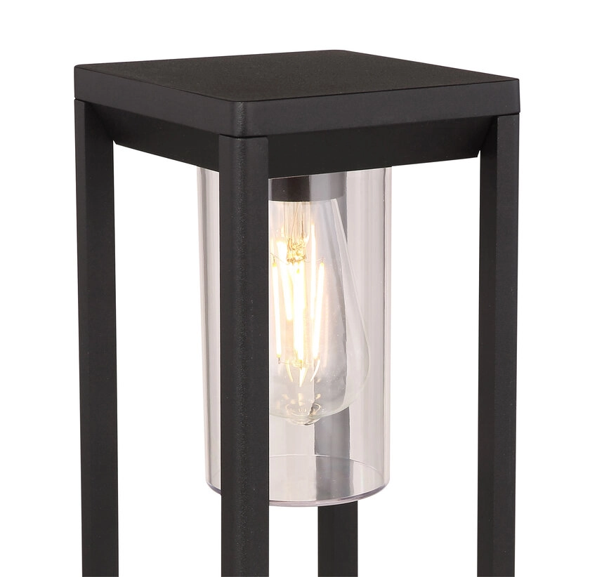 CANDELA Außenleuchte schwarz 3135S2, B/H/T: 15 x 50 x 15 cm, Kunststoff, Metall