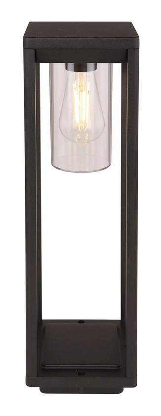 CANDELA Außenleuchte schwarz 3135S2, B/H/T: 15 x 50 x 15 cm, Kunststoff, Metall
