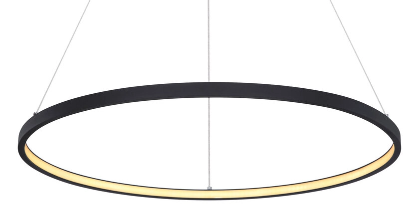 RALPH Pendellampe schwarz 67192-29B, D/H: 60 x 120 cm, Metall, Kunststoff