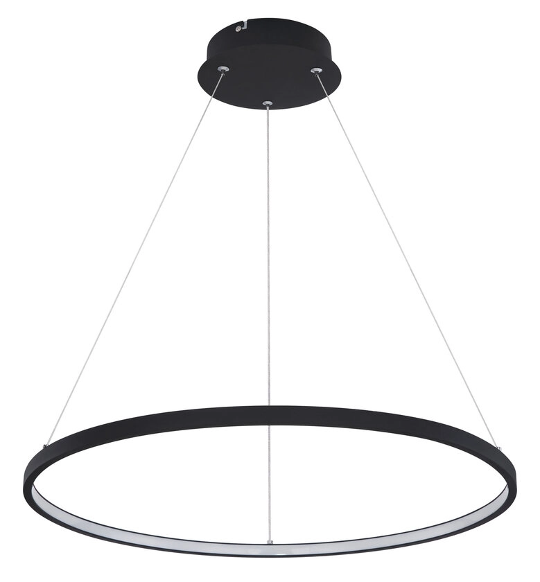 RALPH Pendellampe schwarz 67192-29B, D/H: 60 x 120 cm, Metall, Kunststoff