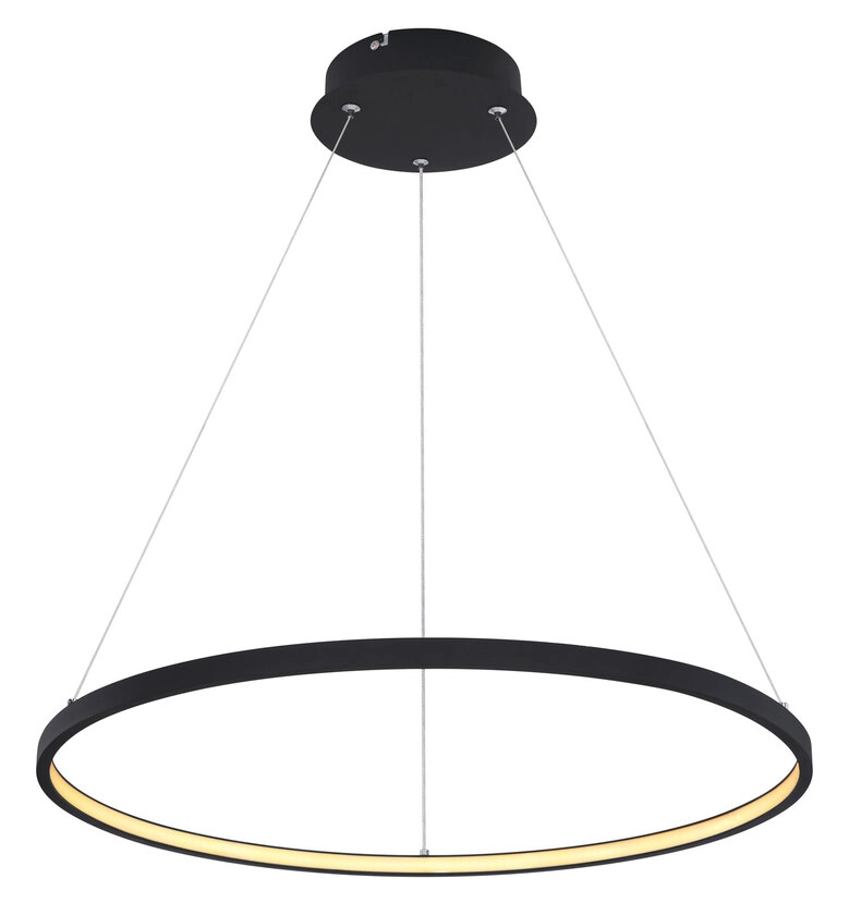 RALPH Pendellampe schwarz 67192-29B, D/H: 60 x 120 cm, Metall, Kunststoff