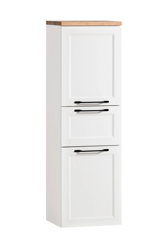 Midischrank Lüttich weiß B/H/T 40x130x35 cm