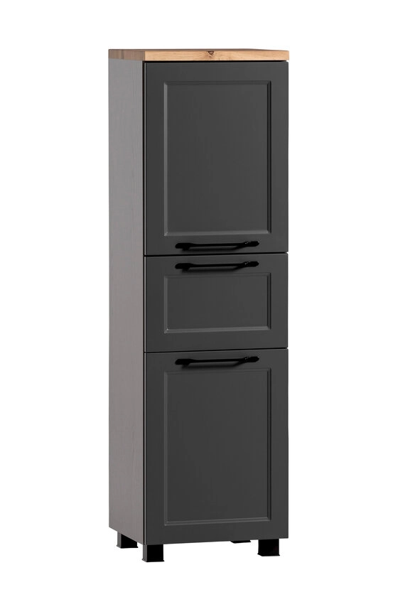 Midischrank Lüttich grau B/H/T