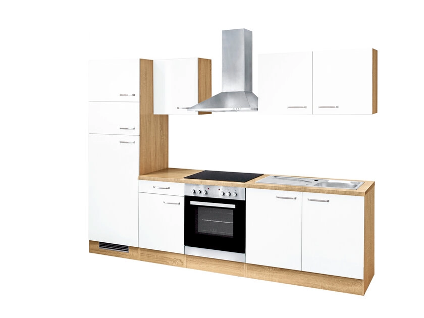 Unterschrank Valero Weiß/Braun 50 x 86 x 60 cm