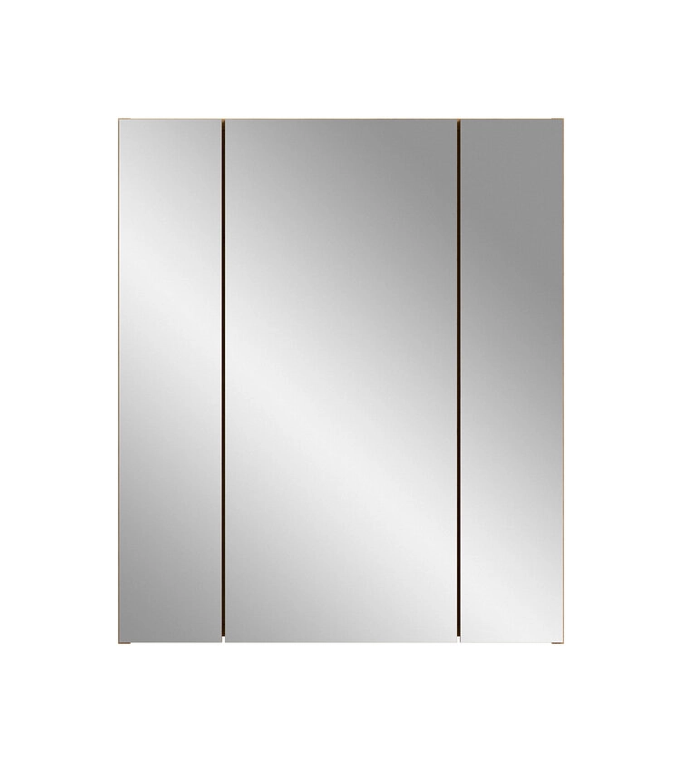 Bad Spiegelschrank Ice 3-türig 60 x 18 x 70 cm Braun