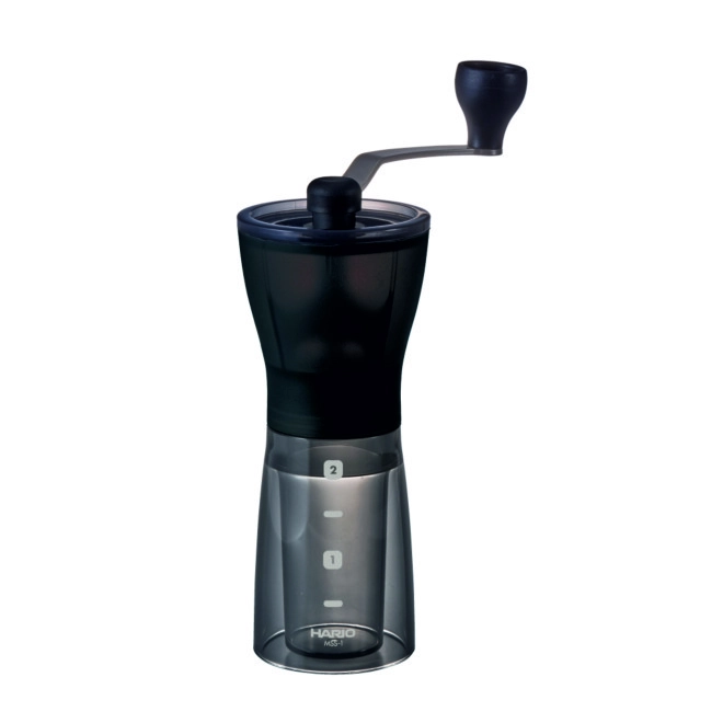 Hario - Kaffeemühle Mini-Slim Plus mit Keramikmahlwerk für 24g Bohnen