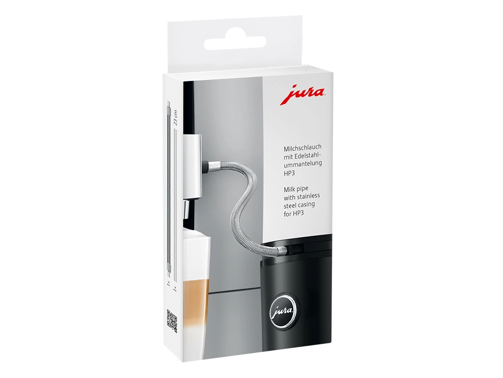 Jura - Milchschlauch mit Edelstahlummantelung für Milchsysteme HP3