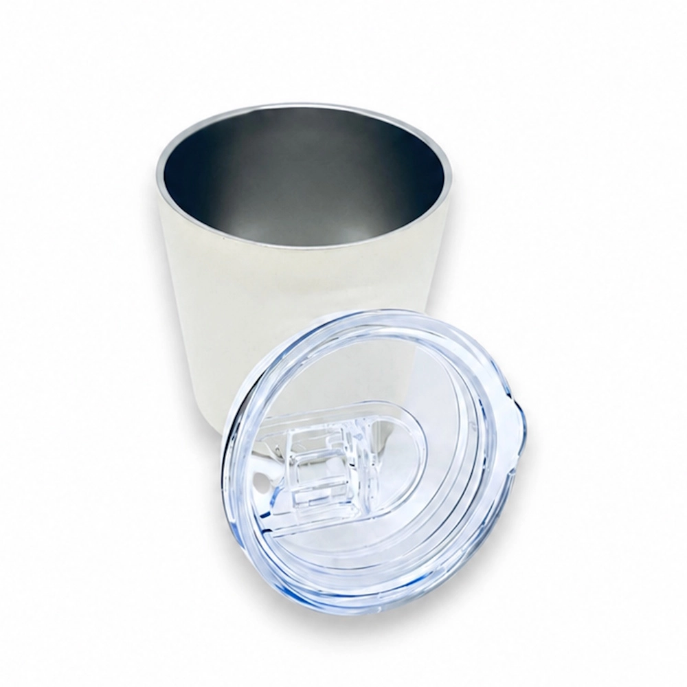 Edelstahlbecher Thermo Teebecher Trinkbecher Kaffeebecher Tansania 230 ml weiß t...