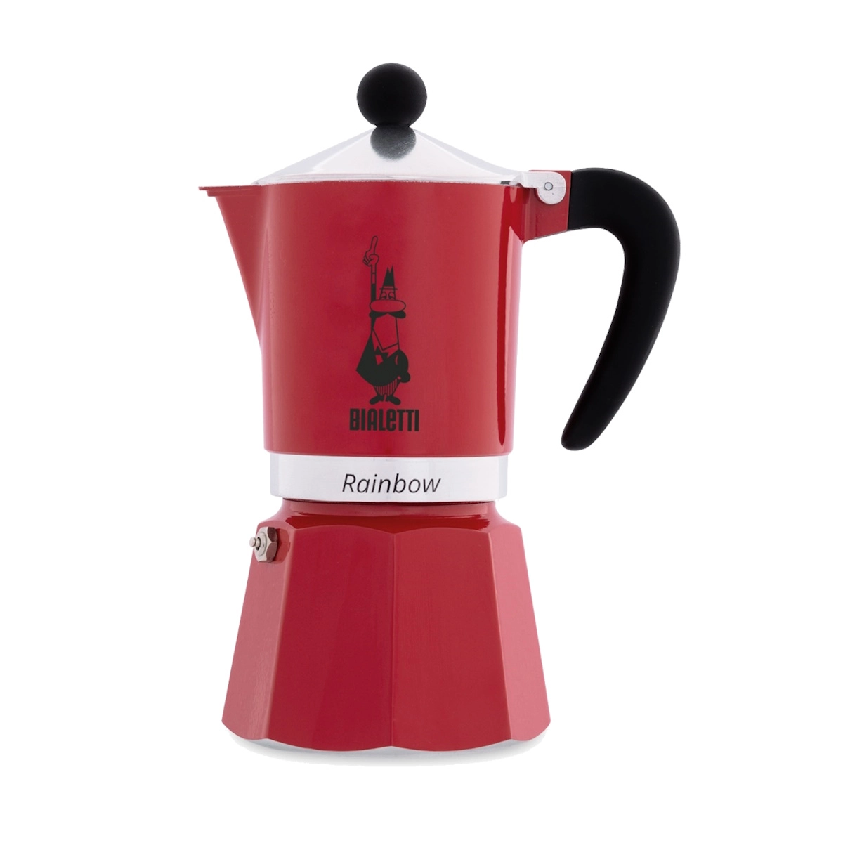 Bialetti - Espressokocher Rainbow 3 Tassen rot