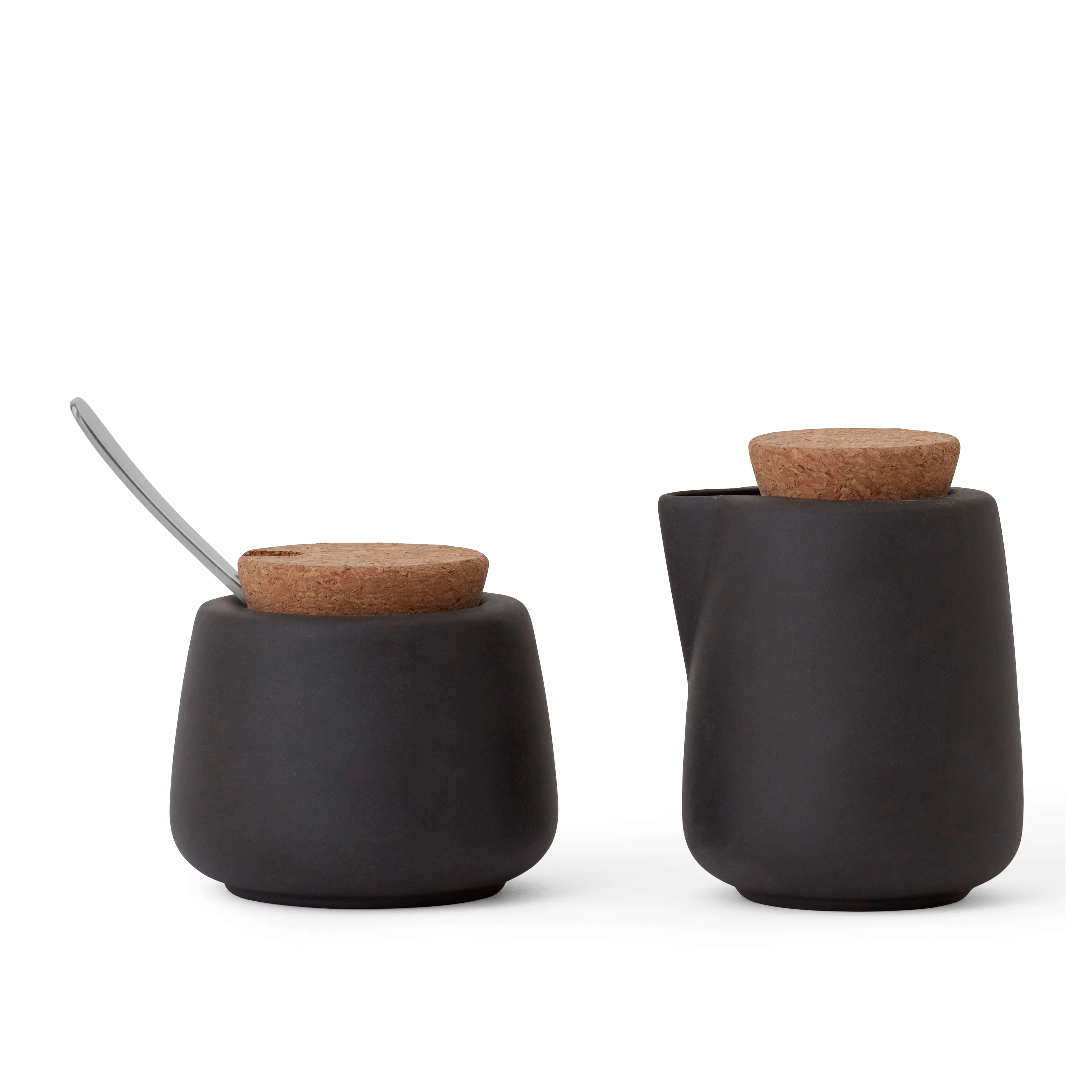 VIVA - Nicola™ Milk/sugar set, Charcoal
