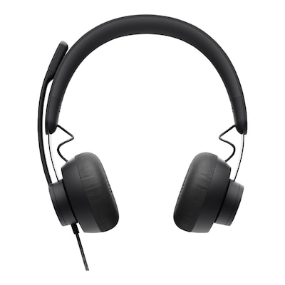Logitech Zone Wired Headset, UC optimiert, USB-Anschluss, Rauschunterdrückung, kabelgebunden, graphit