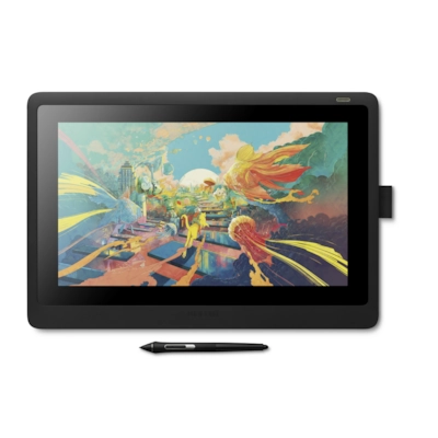 Wacom Cintiq 16 Digitalisierer mit LCD Anzeige Bildschirmdiagonale: 39.6cm (15,6 Zoll), Entspiegelte Oberfläche, Auflösung von 1.920 x 1.080 (Full HD)
