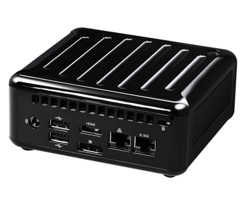 ASROCK 4x4 BOX 90PXG7K0-P0EAY100 - AMD Ryzen 7 4800U, 2x DDR4, 4x USB 3.2, 1x HDMI, 3x DisplayPort, 2x LAN, Wi-Fi, BT, mit Lüfter, oOS