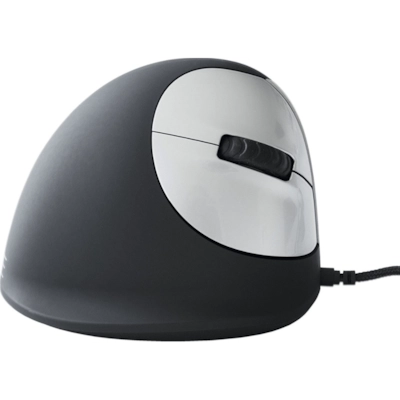 R-Go HE Mouse, Ergonomische Maus, für Linkshänder, drahtlos vertikale Maus, 4 Tasten