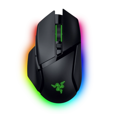 Razer Basilisk V3 Pro 35K kabellose Gaming Maus - 13-Zonen-Chroma-Beleuchtung und HyperScroll-Neigungsrad