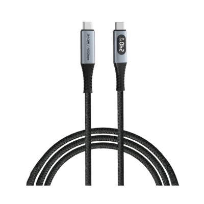 VERBATIM Sync & Charge Kabel USB-C zu USB-C 240W, 40 Gbps Display, 120 cm